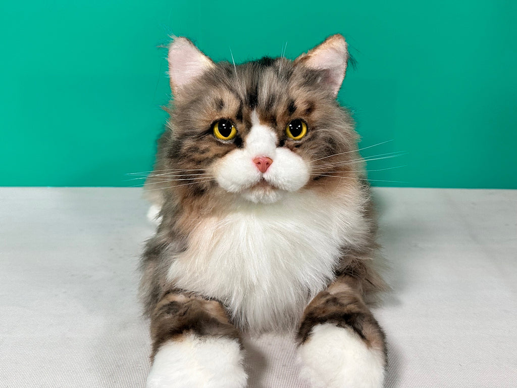 Adopt Fjord the Norwegian Forest Cat – Handmade Life-Size Companion & Memorial