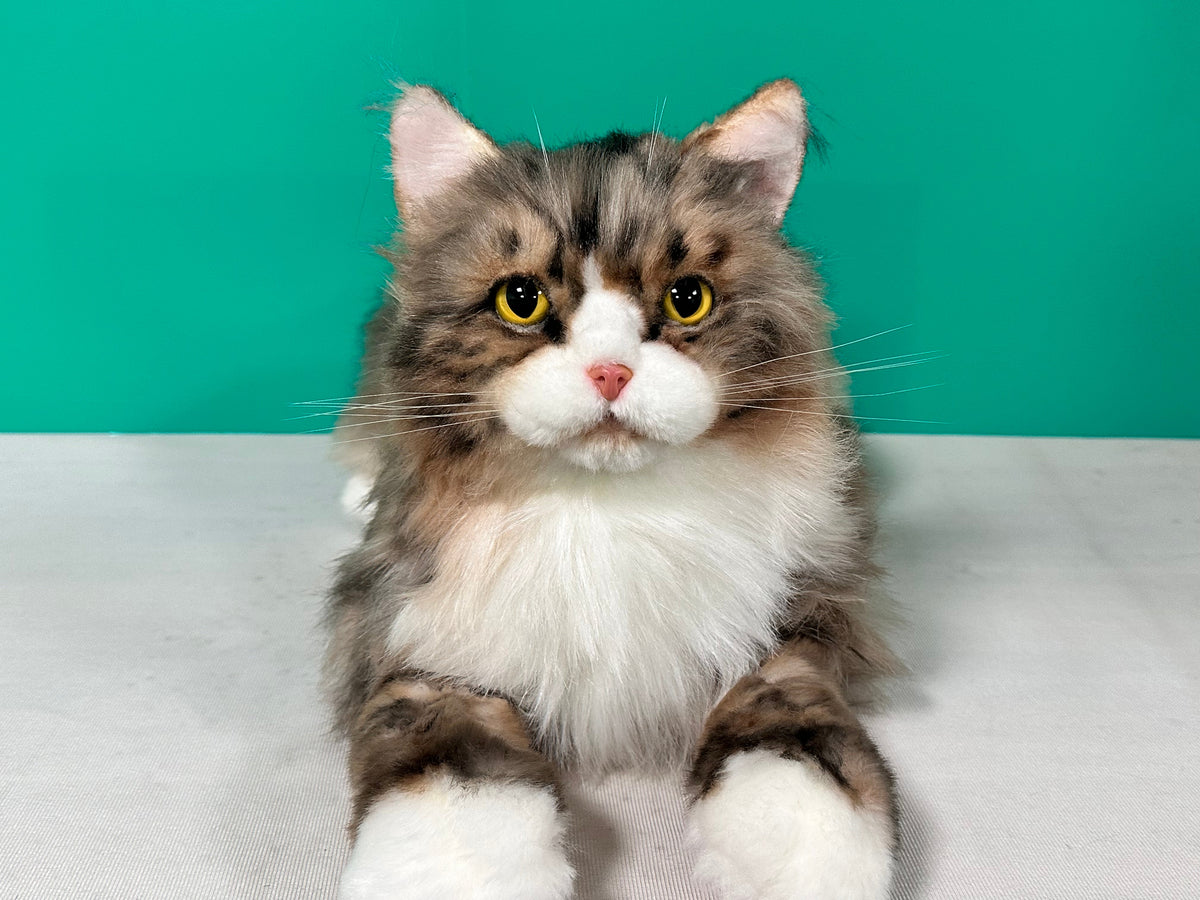 Adopt Fjord the Norwegian Forest Cat – Handmade Life-Size Companion & Memorial