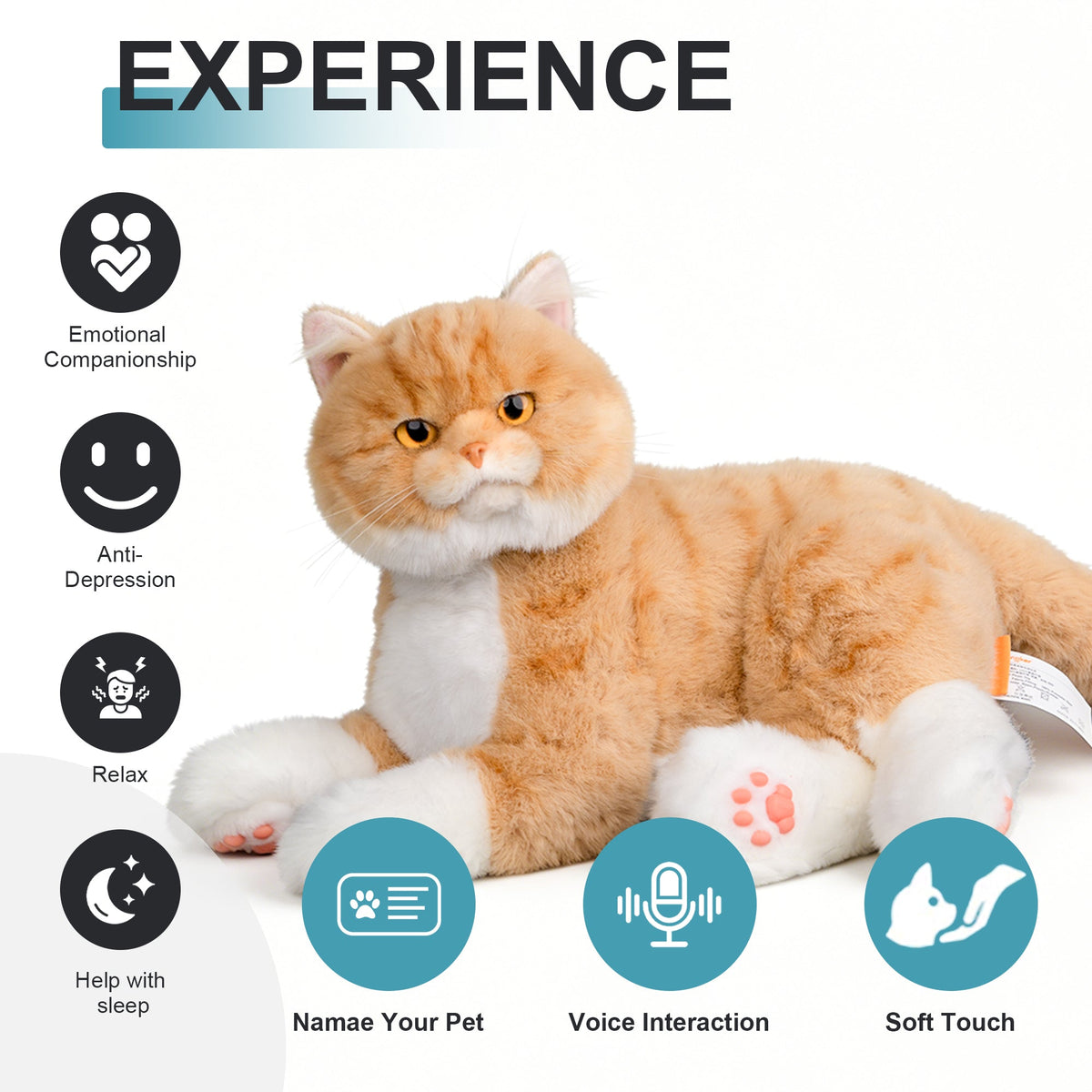 Adopt Percy the Robot Cat – Interactive Emotional Support Pet
