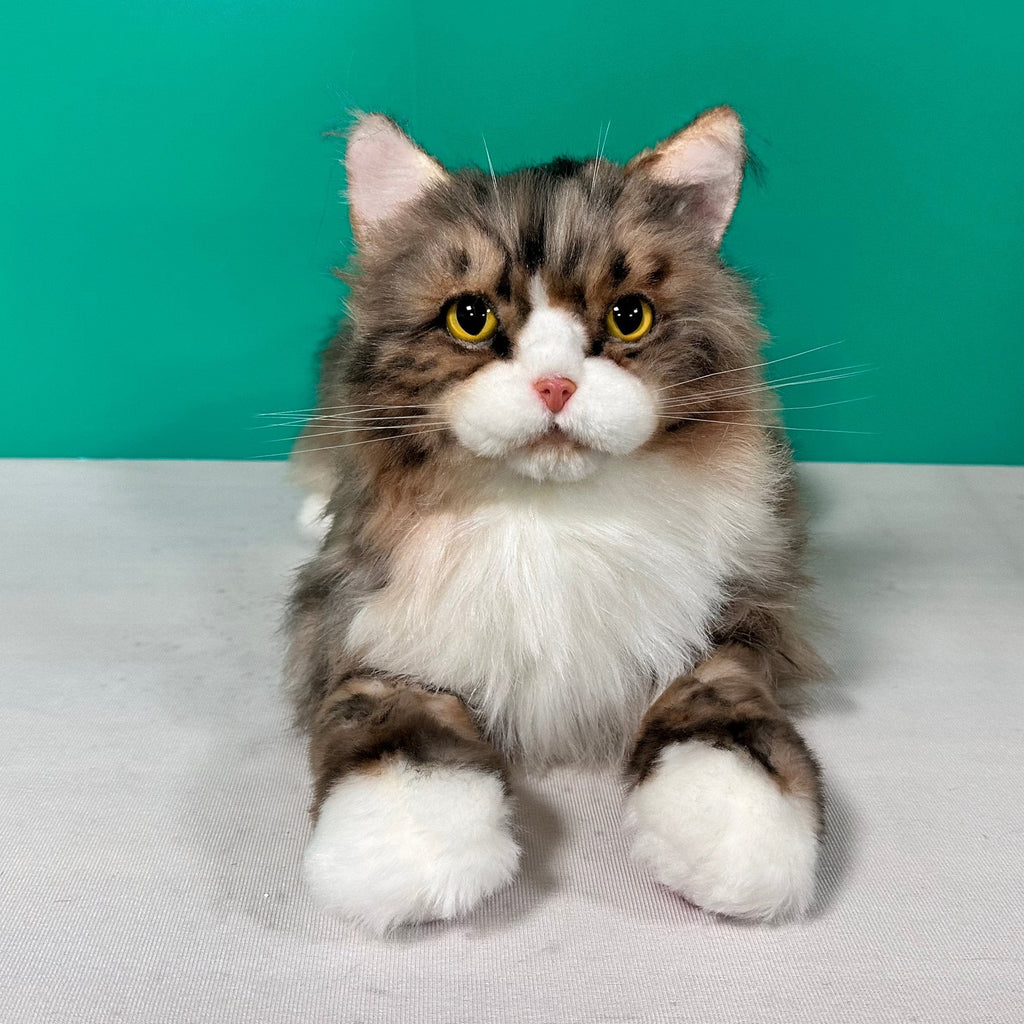 Adopt Fjord the Norwegian Forest Cat – Handmade Life-Size Companion & Memorial