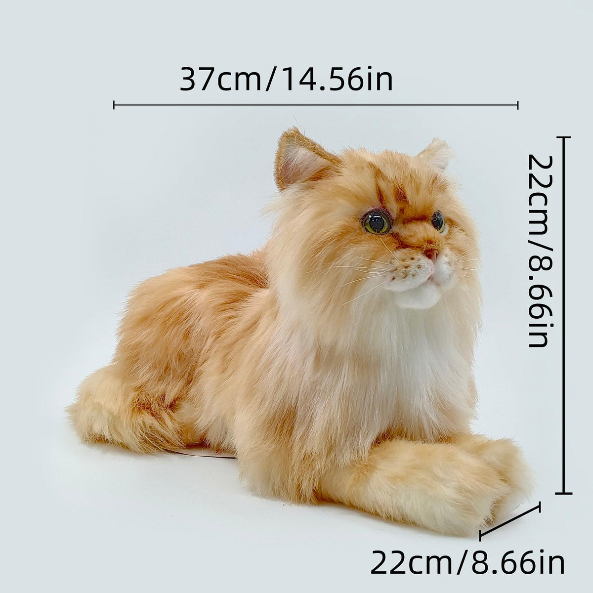 Adopt Saffron the Orange Cat – Handmade Life-Size Companion & Memorial
