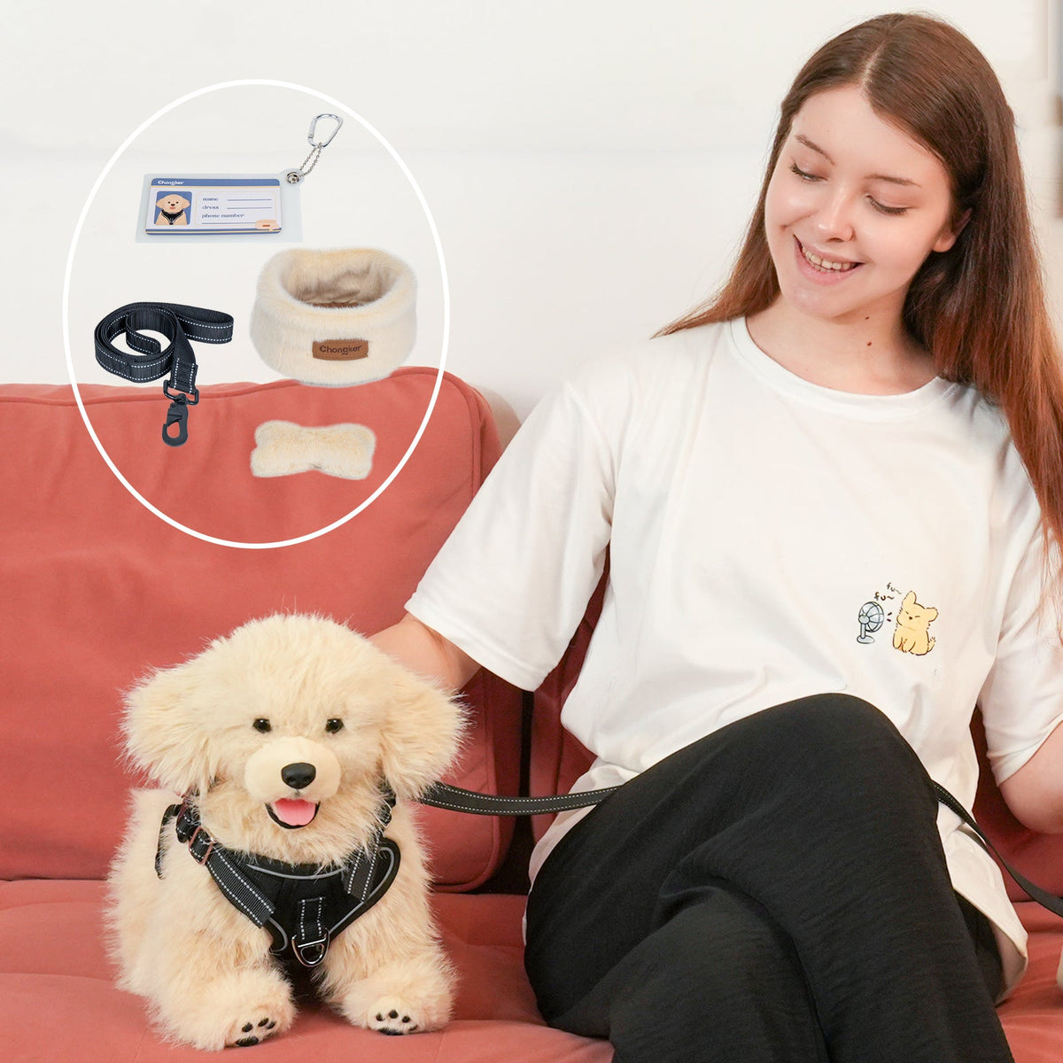 Adopt Sunny the Golden Retriever – Weighted Emotional Support Plush