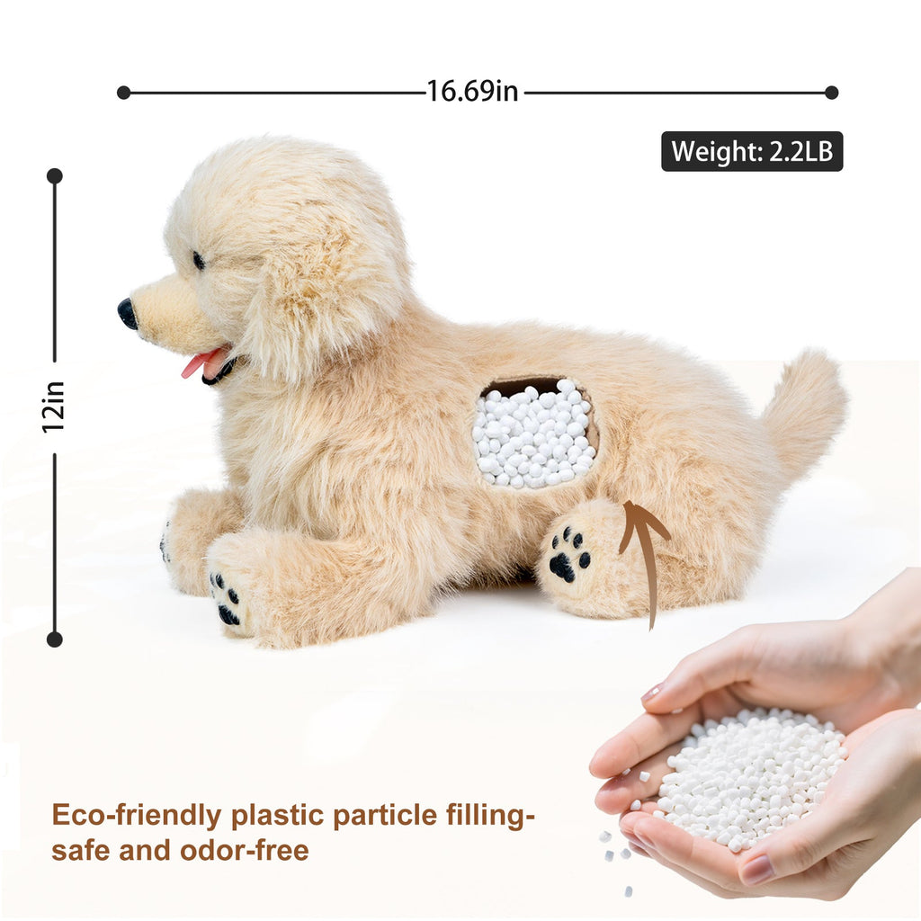 Adopt Sunny the Golden Retriever – Weighted Emotional Support Plush