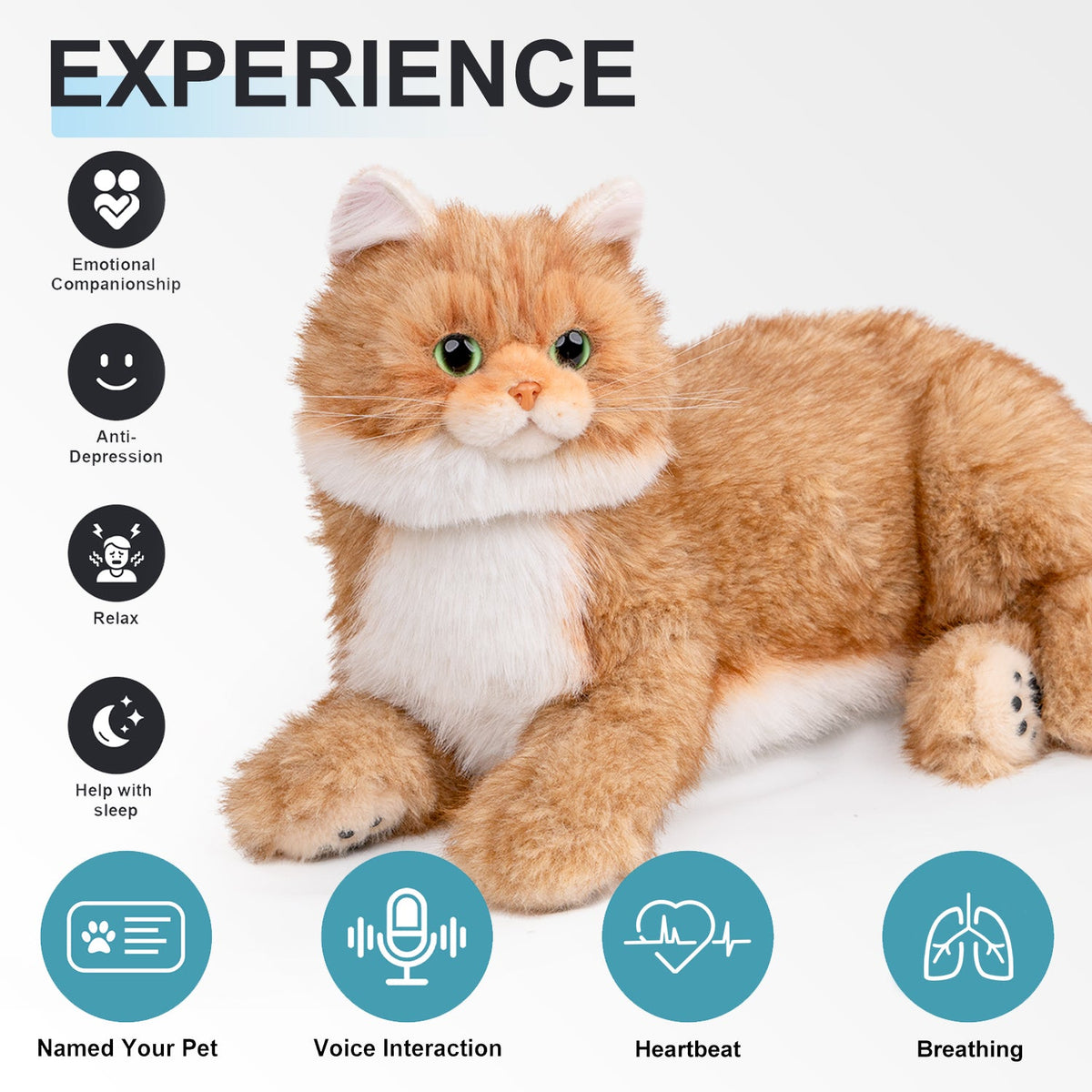 Adopt Percy the Robot Cat – Interactive Emotional Support Pet