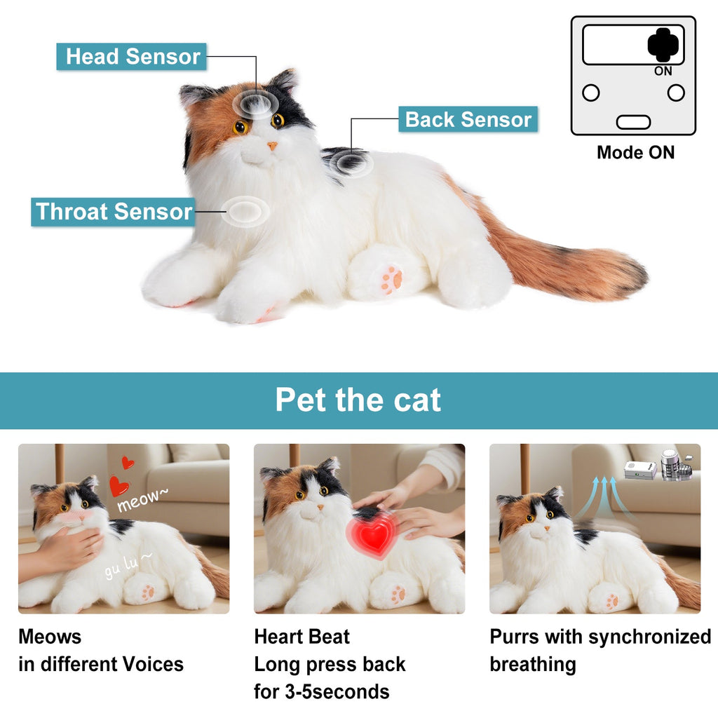 Adopt Percy the Robot Cat – Interactive Emotional Support Pet