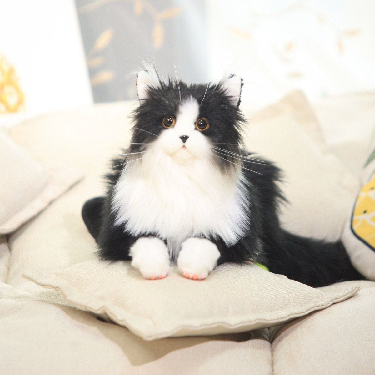 Adopt Sterling the Tuxedo Weighted Plush – Realistic Companion Cat for Adults