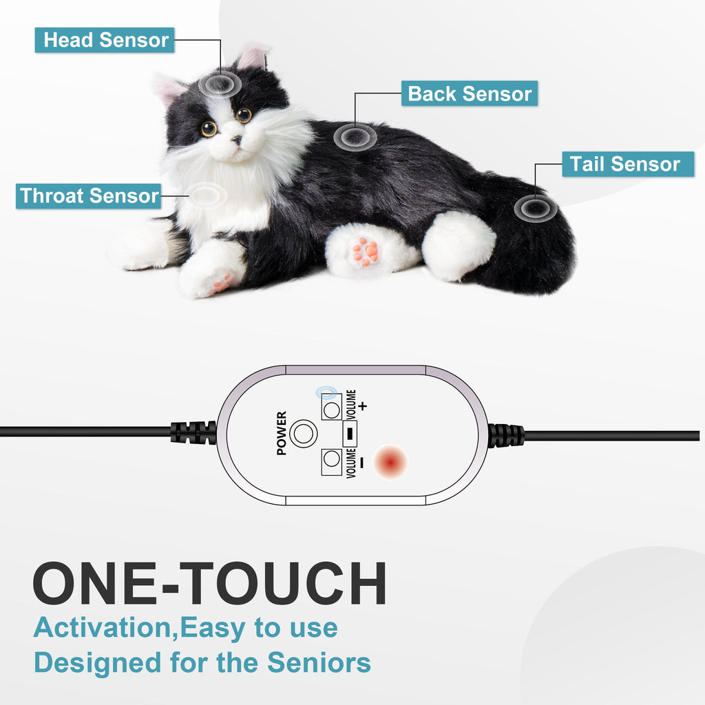 Adopt Percy the Robot Cat – Interactive Emotional Support Pet