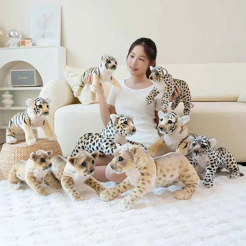 Adopt a Wild Animal Plush – Raja the Tiger, Aslan the Lion & Zara the Leopard