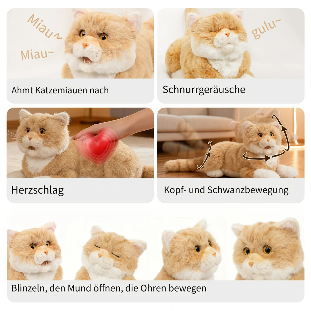 Adopt Percy the Robot Cat – Interactive Emotional Support Pet